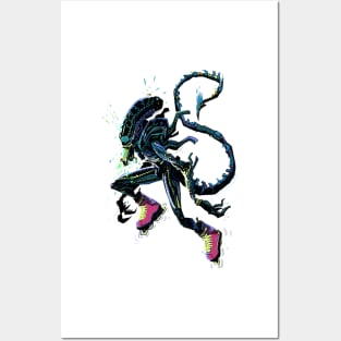 Blading Alien! Posters and Art